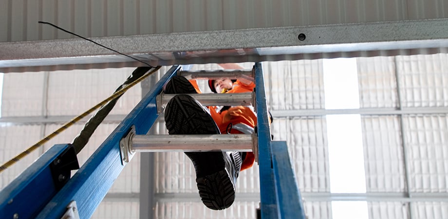 Accessing your home roof safely using a portable ladder